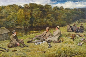 Hunting Party at Stobhall in the Carse of Gowrie (Alexander Keiller, J. M. Keiller and James Boyd)