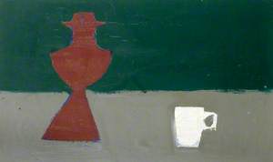 Still Life with Lamp and Cup