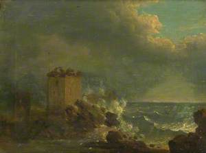 Broughty Castle, in a Storm