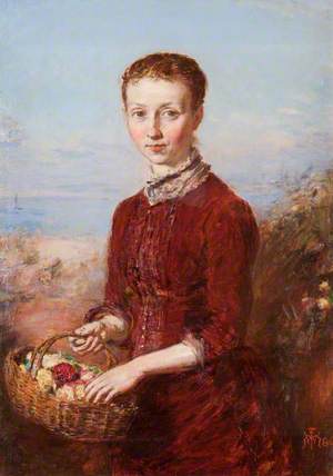 Cut Roses (A Portrait of Miss A. M. Douglas, Orchar's Niece)