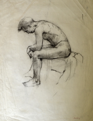 Life Study – Seated Male Figure