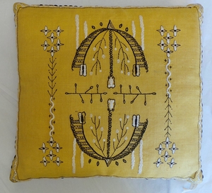 Untitled (embroidered cushion)