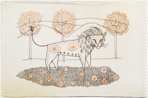 Untitled (Mat with Lion)