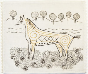 Untitled (Mat with Horse)