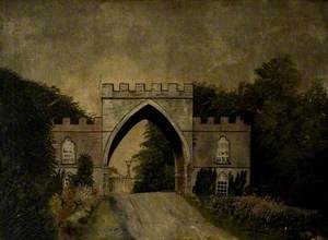 Gateway to Greencroft Hall, near Stanley, County Durham