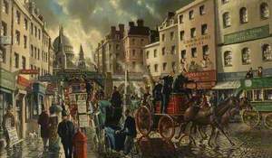 Victorian London Street Scene