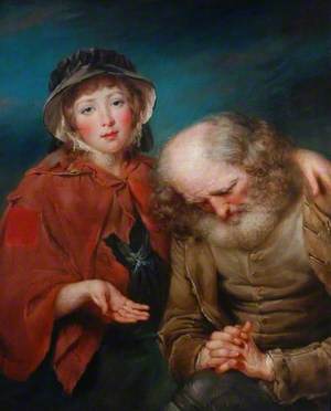 The Blind Beggar and His Granddaughter