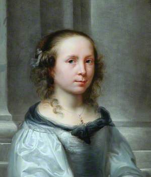 Portrait of a Girl with a Watchful or Guarded Look