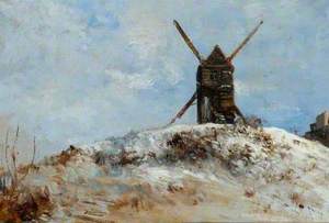 A Windmill, Snow Effect