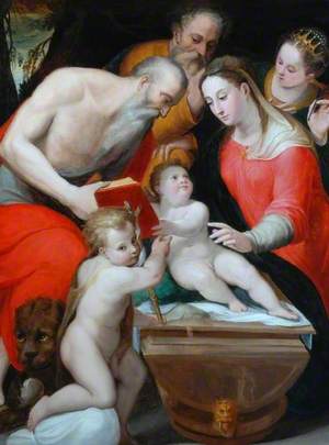The Holy Family with Saint Jerome, Saint Catherine and the Infant Saint John the Baptist