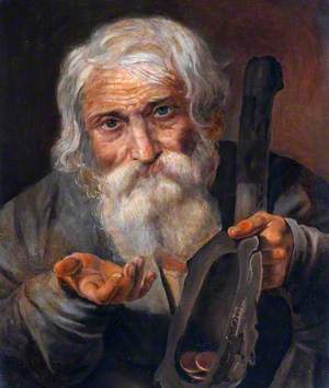 Portrait of an Old Beggar