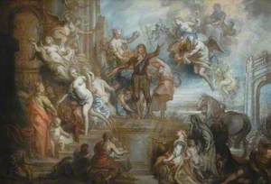 Allegory of the Submission of Magdeburg to Frederick William of Brandenburg and of the Birth of Frederick's Son, Ludwig