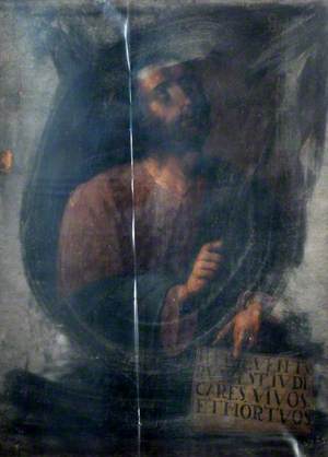 A Saint (probably an Apostle, possibly Philip)