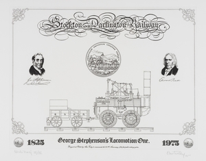 George Stephenson's Locomotion One, Artist's Proof, No. IV/XX