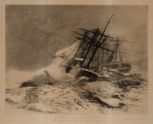 Escape of HMS 'Calliope'