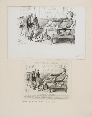 Drawing for 'Punch', Signed and Dated July, 1896