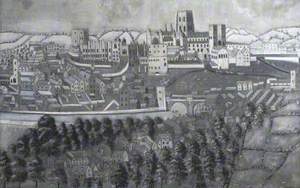 A Panorama of Durham City from the North West