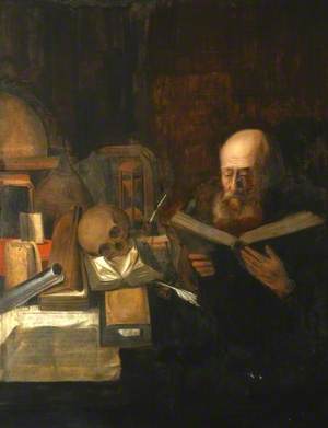 A Scholar in His Study