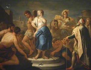 Clorinda Rescuing Olindo and Sophronia from the Stake