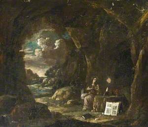 Woman in a Cave, probably Saint Mary Magdalene