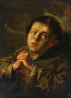 The Novice with a Rosary