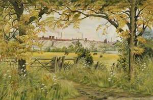 Landscape with Consett Steel Works*