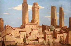 San Gimignano, Italy, 1925