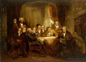 Sir Walter Scott and His Literary Friends at Abbotsford