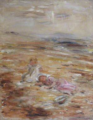 Two Children on a Shore