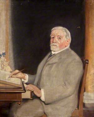 Portrait of a Man at a Writing Bureau