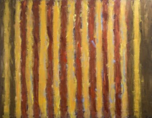 Painting Series 3 Orange and Yellow Stripes