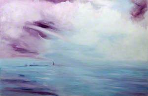 Donegal Seascape (Seascape in Purple and Blue)