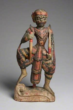 Kneeling figure of a demon (bilu)