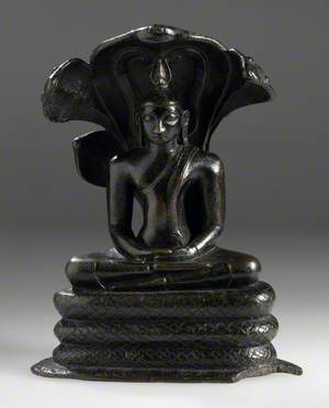 Sesh Nag or Buddha Sheltered by a Naga (Cobra)