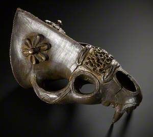 Brass Leopard Skull*