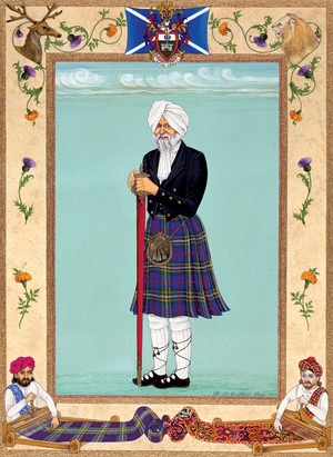 Laird Singhs His Tartan's Praises (4 of 6 from 'The Iqbalnama' series)