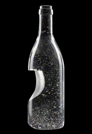 Bottle with Wine Glass Cavity*