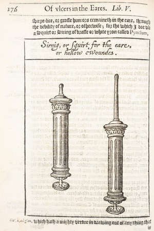 Syringe for the Ear or Hollow Wounds