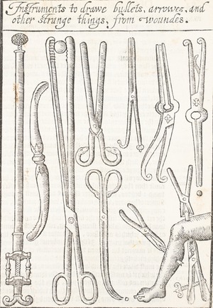 Instruments to Draw Bullets, Arrows and Other Strange Things from Wounds