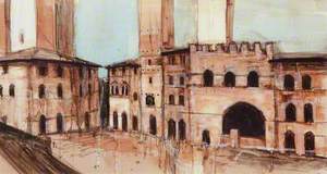 Piazza, San Gimignano, Tuscany