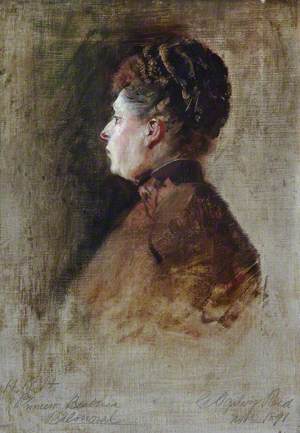 Sketch of HRH Princess Beatrice of Battenberg (1857–1944)