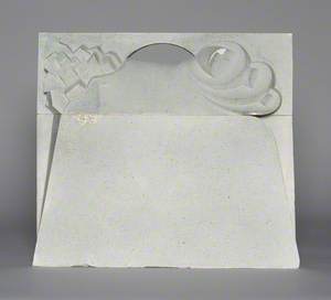 Carved and Moulded Painted Plaster Maquette for a Sculpture*