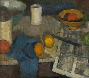 Still Life with Two Lemons