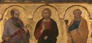 Christ between Saints Paul and Peter