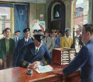Signing On in a Hull Mercantile Marine Office