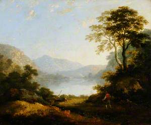 Wicklow, Ireland, Mountain Landscape with Lake
