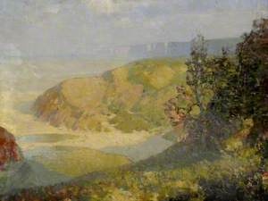Landscape with Trees and a Cliff*