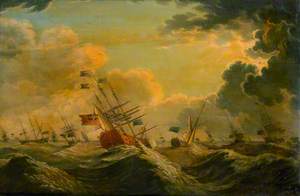 The Fleet and the Royal Yacht 'Royal George', September, 1809