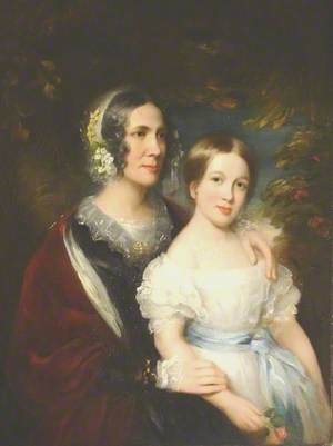 Mrs John Lee Smith and Her Daughter