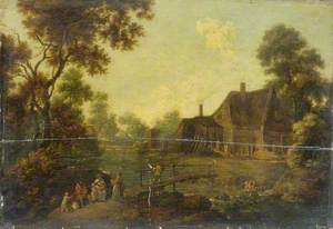 Landscape with a Footbridge